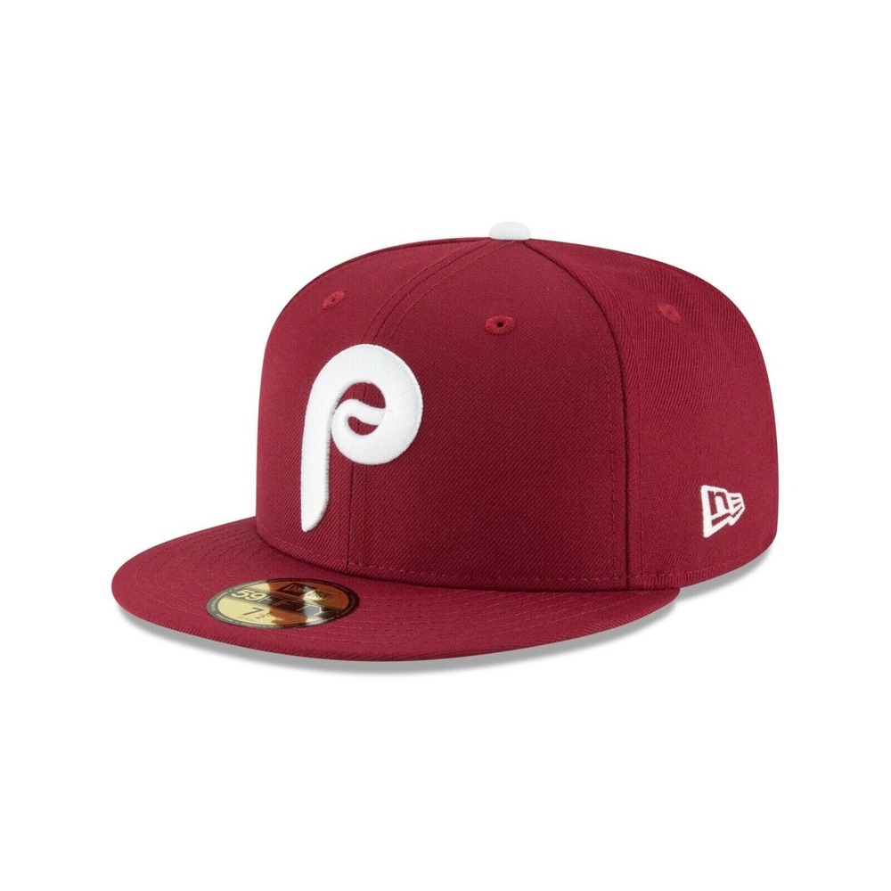 Philadelphia Phillies‎ New Era Cooperstown 1970 MLB 59fifty Fitted Hat Sz 7